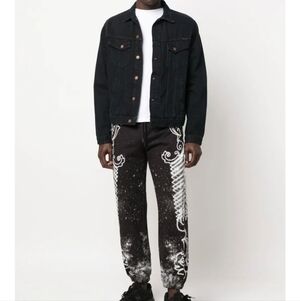 NWT Versace Relaxed Black and White Sweat Pants Size XXL